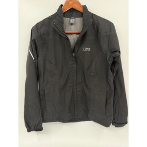 GORE Running Wear Womens Med Black Gore-Tex Jacket Full Zip Lightweight